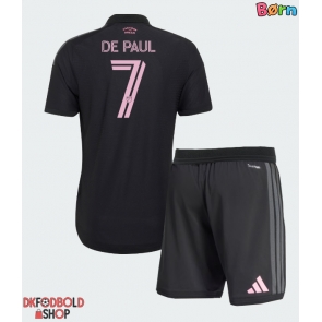 Inter Miami Rodrigo De Paul #7 Udebanesæt Børn 2026-27 Kort ærmer (+ korte bukser)